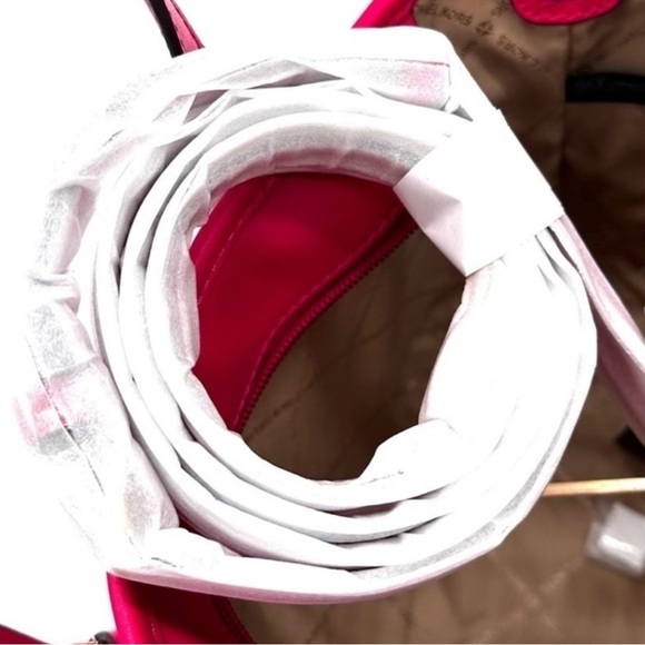 Michael Kors Jet Set Travel Extra-Small Top Zip Tote Bag Electric Pink (NWT) - Picture 9 of 10